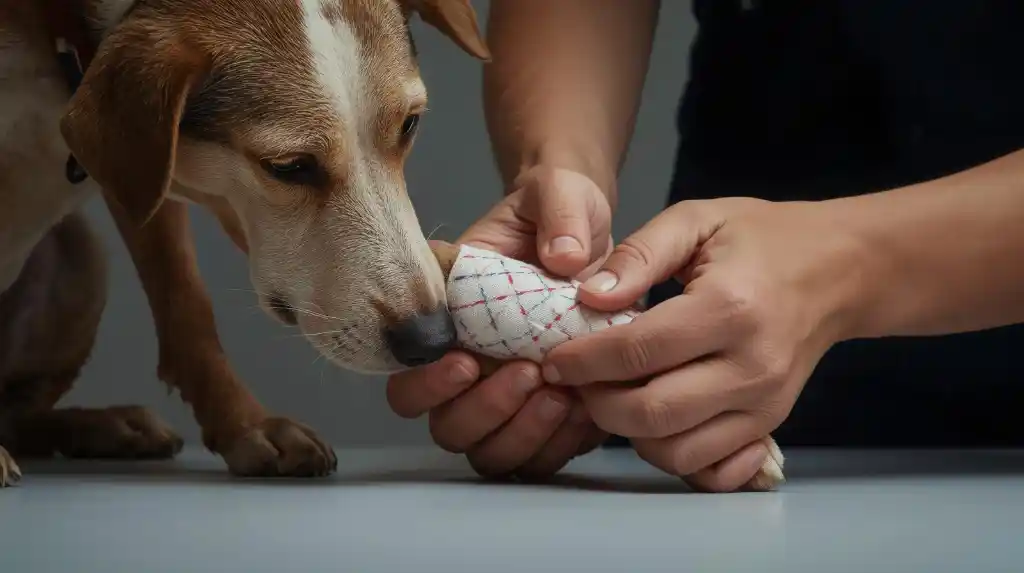 First aid with dog and cat