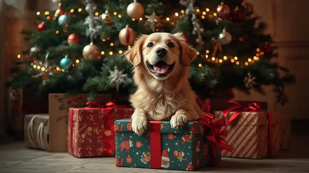 Why dogs don't belong under the Christmas tree