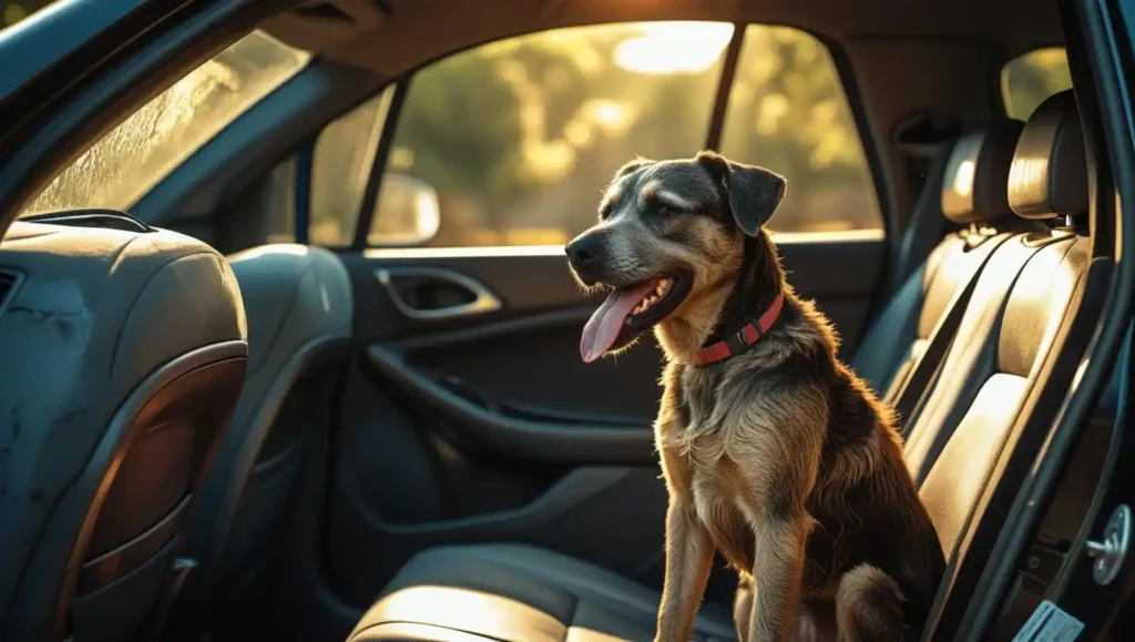 Summer temperatures: Never leave the dog in the vehicle