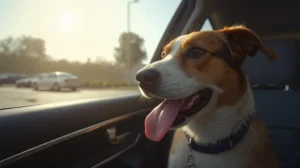 Heat trap car - danger to the dog's life