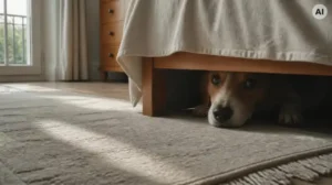 Scared dog